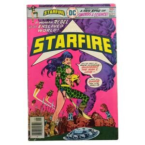 Starfire #1 1976 FN 1st appearance of Starfire alien freedom fighter DC Comics